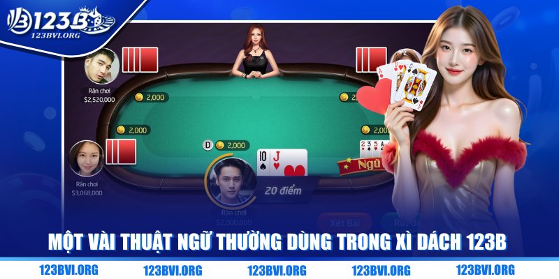 Một vài thuật ngữ thường dùng trong xì dách 123B