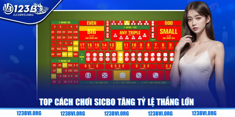 Top cách chơi Sicbo tăng tỷ lệ thắng lớn
